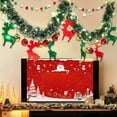 thumbnail image 1 of Christmas Tree Garland 6.56FT Christmas Flag Decorations Glowing Ribbon Decorations Christmas Tree Ornaments And Decorative Decorations Outdoor Waterproof Christmas Garland, 1 of 6
