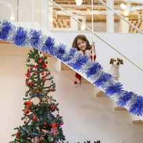 Christmas Tree Garland Shining Christmas Wreath Ornament Wall Hanging Decorations Pendant Party Festival Accessories Christmas Tree Ribbon for Staircase