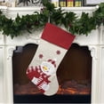 thumbnail image 1 of Christmas Tree Gift Bag Xmas Decor Snowman Deer Penguin Santa, 1 of 5