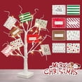 thumbnail image 1 of Christmas Tree with Gift Cards, Money Tree Gift Holder, White Lighted Birch Tree Tabletop 2 FT 24 LED, Light Up Display Twig Gift Card Tree with 12 Clear Clips for Home Christmas Decorations, 1 of 6
