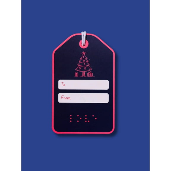 Christmas Tree Gift Tag 4-Pack