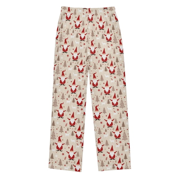 Christmas Tree Gnome Reindeer Christmas Pajama Pants Soft and Lightweight Elastic Waistband Christmas Pajama Pants