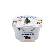 Grow Your Own Christmas Tree Kit   Spruce Seed Starter with White Basin