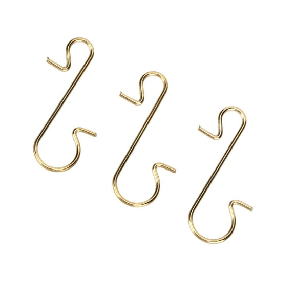 Christmas Tree Hanger, 100pcs S Shape Hooks Christmas Tree Holder Christmas Ornaments Hooks, For Christmas Tree Decoration Home Decoration Green,White,Gold