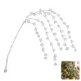 thumbnail image 1 of Christmas Tree Hanging Crystal Drop Ornaments, Clear Acrylic Bead Branches, Sparkle Icicle Decor for Xmas Tree, Mantel, Winter Wedding & Party Decorations, 1 of 6