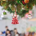 thumbnail image 1 of Christmas Tree Hanging Ornament Reusable Little Angel Christmas Tree Pendant Decor Rope Cute Cartoon Design for Home Decor Scene Desk Photo Props Christmas Decoration Indooor Fall Decor, 1 of 4