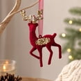 thumbnail image 1 of Christmas Tree Hanging Ornaments, PVC Holiday Decorations with Pre-Attached Hanging Loop for Tree, Door Knobs, Mantel, Wall Hooks, Indoor Festive Display, 1 of 7