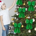 thumbnail image 1 of Christmas Tree Hangings Skegnu Christmas Sequins Bow Pendant Scene Layout Props Christmas Tree Decoration Crafts Holiday Gift Finder, 1 of 6