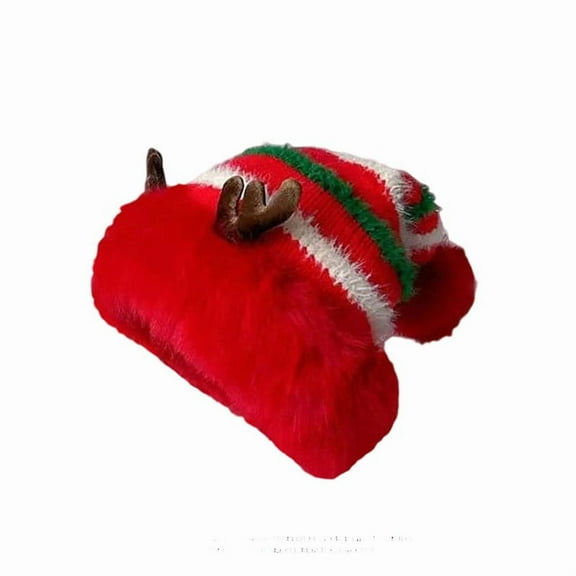 Christmas Tree Hats Winter Knitted Crochet Beanie Santa Elf Hat Funny Holiday Beanies