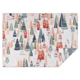 thumbnail image 1 of Christmas Tree and House Pattern Rectangle Tablecloth 60"x84",Waterproof Polyester Rectangle Table Cloth, Wipeable Spillproof Polyester Tablecloth for Dining, Camping, Indoor and Outdoor, 1 of 5