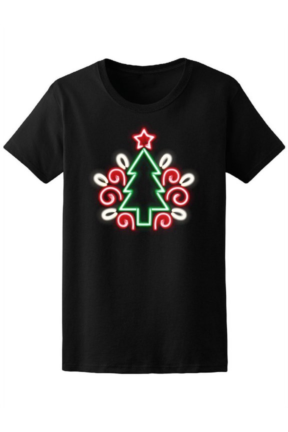 Christmas Tree In Sharp Effect T-Shirt Women -Image by Shutterstock, Female Medium