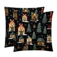 thumbnail image 1 of Christmas Tree Inserts - Set of 2 Bed Pillow Inserts with Unique Patterns - Available in Sizes 16x16, 18x18, 20x20 Inches for Throw Pillow Covers - Great for Any Occasion!, 1 of 6