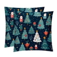 thumbnail image 1 of Christmas Tree Inserts Set - 2-Pack Decorative Pillows with Unique Patterns for Throw Pillow Covers for Home Decor, Sofa, Bed - Available in 16x16, 18x18 & 20x20, 1 of 6