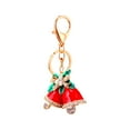 thumbnail image 1 of Christmas Tree Keychain Purse Bag Charm Pendant Keychain Christmas Party Favor Gift for Girl Woman Lady, Bells, 1 of 6