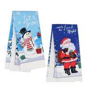 Christmas Tree Kitchen Towels Home Kitchen Decorations Set of 2