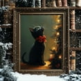 thumbnail image 1 of Christmas Tree Kitten Print | Holiday Home Decor | Christmas Wall Art | Cat Lover Gifts | Cat Wall Decor | Art- Wall Art Print, 8x12 UNFRAMED, 1 of 3