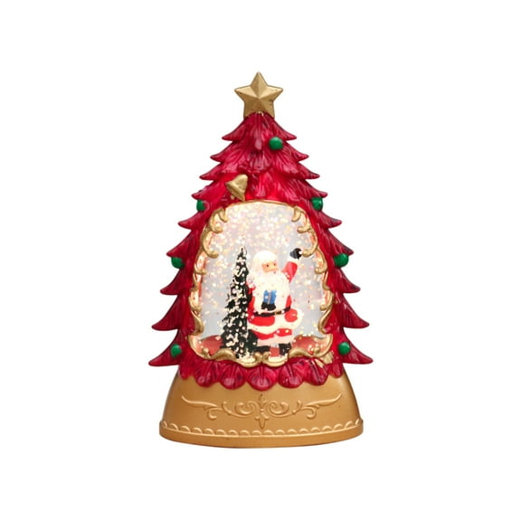 Christmas Tree LED Night Light – Festive Santa Claus Wind Lamp with Star Top, Glowing Holiday Decoration for Home, Office, Party & Gift