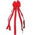 thumbnail image 1 of Christmas Tree Large Bow 120cm Red Large Bow Decoration for Christmas Tree, 1 of 10