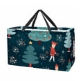 thumbnail image 1 of Christmas Tree Large Foldable Laundry Basket Storage Box Shopping Bag Oxford Cloth Organizer, 1 of 7
