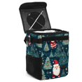 thumbnail image 1 of Christmas Tree Leak-Proof Foldable Car Garbage Can with Lid and Hanging Storage Bag, 1 of 6