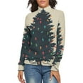 thumbnail image 1 of Christmas Tree Light Women's Turtleneck Sweater Long Sleeve Ribbed Fitted Turtle Neck Casual Fall Winter Collection Top M, 1 of 4