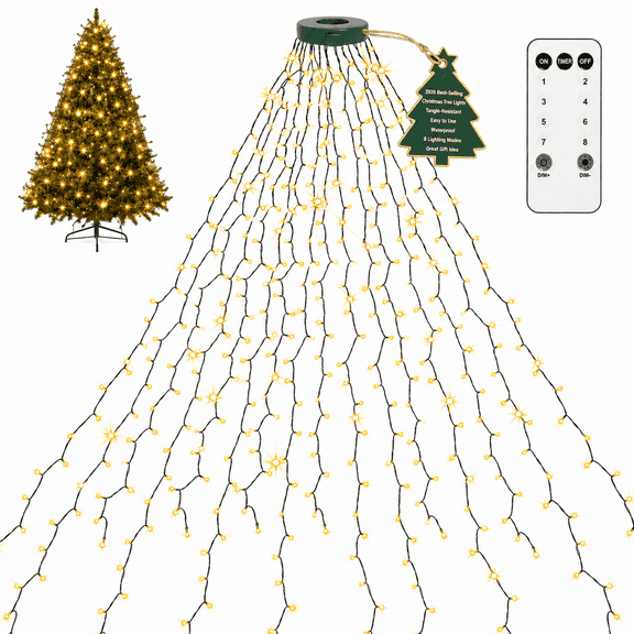Christmas Tree Lights Outdoor Waterfall Luces De Navidad Indoor Twinkle Cluster Pop up Skinny Topper White Small Xmas Ceramic Exteriores Decorative