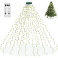 thumbnail image 1 of Christmas Tree Lights with Remote, 400 LED Christmas Lights With 8 Light Modes, 4 Levels Brightness&Memory Function, LED String Lights With Timing Function, Christmas Holiday Decorations, 1 of 12