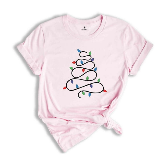 Christmas Tree Lights Shirt, Christmas Shirt, Holiday Shirt, Winter Shirt, Christmas Lights, Christmas Vibes, Family Christmas