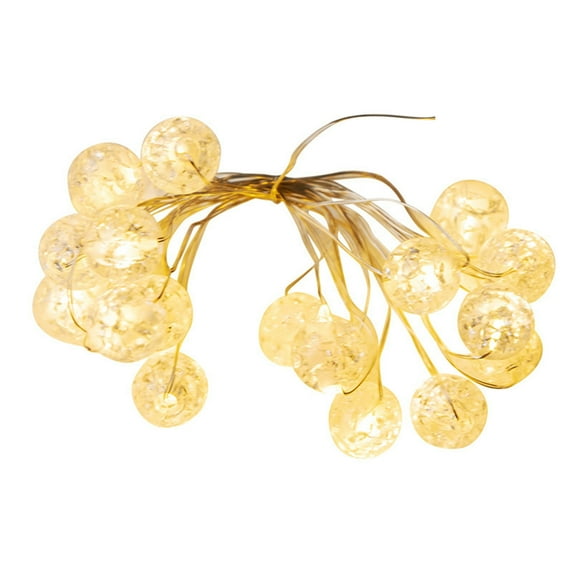 Christmas Tree String Lights 2 Meters 20 Led Warm White Battery Powered For Holiday Tree Decoration Indoor Outdoor Use