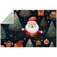 thumbnail image 1 of Christmas Tree Luxurious Polyester Orthogonal Area Rug - Soft Floor Mat Design for Home Decor - Carpet for Living Room, Bedroom, Office - Easy to Clean and Maintain, 1 of 6