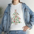 thumbnail image 1 of Christmas Tree Made of Bones and Paw Prints Dog Lover T-shirt, 1 of 2