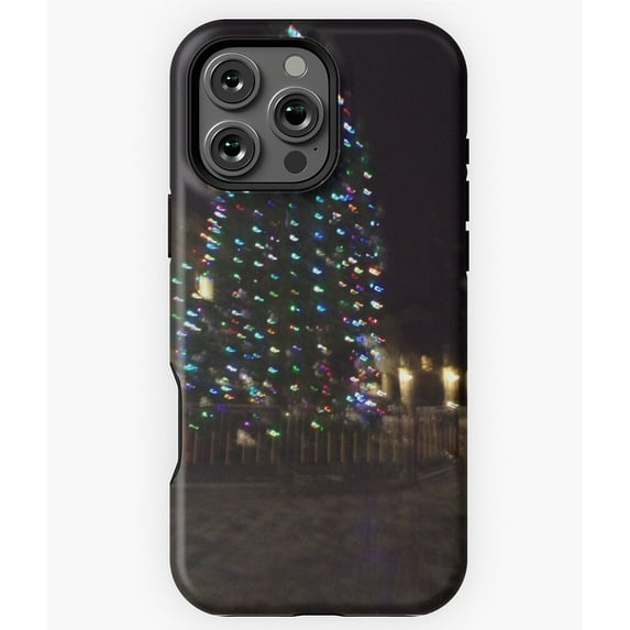 Christmas Tree Market Place Macclesfield Phone Case for iPhone 16 15 14 13 12 11 Pro Max