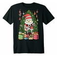 thumbnail image 1 of Christmas Tree Men's T-shirt New Cotton Black Tee XS-5XL, 1 of 5