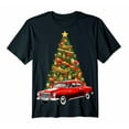 thumbnail image 1 of Christmas Tree Men's T-shirt New Cotton Black Tee XS-5XL, 1 of 5