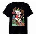 thumbnail image 1 of Christmas Tree Men's T-shirt New Cotton Black Tee XS-5XL, 1 of 5