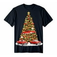 thumbnail image 1 of Christmas Tree Men's T-shirt New Cotton Black Tee XS-5XL, 1 of 5