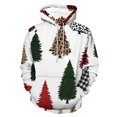 thumbnail image 1 of Christmas Tree Men's Women Vintage 3D Hooded Sweatshirt - All-Season Loose Fit Streetwear, 1 of 6