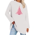 thumbnail image 1 of Christmas Tree Merry Christmas Womens Shirts Oversized Holiday Tops Xmas Costumes Cute Ugly Graphic Pullover Tops, 1 of 5