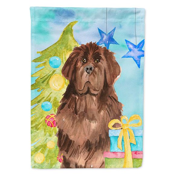 Christmas Tree Newfoundland Flag Canvas House Size