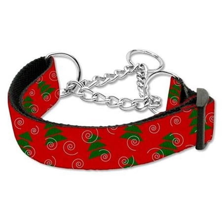 Christmas Tree Nylon Ribbon Collar Martingale Large