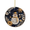 thumbnail image 1 of Christmas Tree Ornament, Acrylic Pendant Decoration, Navy Blue and Gold Christmas Hanging Decoration for Home and Car, Durable and Elegant Acrylic Material, 1 of 3