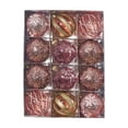 thumbnail image 1 of Christmas Tree Ornament Ball Set – 12PCS Mixed Size Shatterproof Plastic Balls with Glitter & Matte Finish, Hanging Decoration for Holiday Tree Décor, 1 of 5