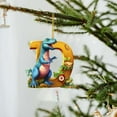 thumbnail image 1 of Christmas Tree Ornament Christmas Decorations Indoor Christmas Decoration Dinosaur 26 English Letter Dinosaur Pendant Ornaments for Christmas Tree, 1 of 4