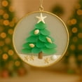 thumbnail image 1 of Christmas Tree Ornament Coastal Inspired Sea Glass Nativity Christmas Ornament Handmade Ocean Beach Themed Hanging Ornaments, Gifts for Christmas Family Gatherings Sea Lovers, 1 of 5