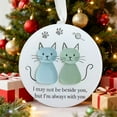 thumbnail image 1 of Christmas Tree Ornament Friendship Cats and Crab Design Glitter Hanging Decoration 3.15 Inch Paper Craft Holiday Keepsake Gift for Best Friend Family Member Christmas Decor, 1 of 7