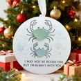 thumbnail image 1 of Christmas Tree Ornament Friendship Cats and Crab Design Glitter Hanging Decoration 3.15 Inch Paper Craft Holiday Keepsake Gift for Best Friend Family Member Christmas Decor, 1 of 7