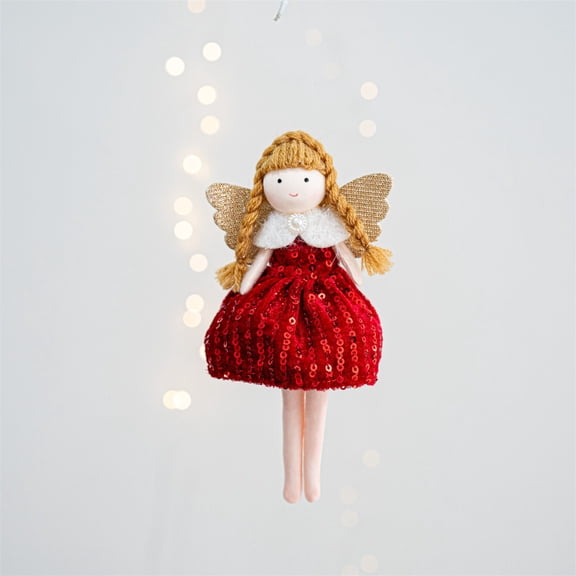 Christmas Tree Ornament Gi-rl Doll Skirt Dance Design Quality Resin Hanging Holiday Decoration for Home
