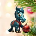 thumbnail image 1 of Christmas Tree Ornament, Hanging Handmade Ornament Gift for Kids, Christmas 2024 Family Activities, Holiday Decorations, Ponys Decorations, 1 of 4