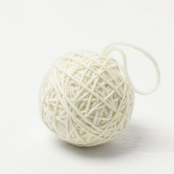 Christmas Tree Ornament, Hanging Yarn Decoration, Hand-Woven Festive Yarn Ornament for Home Decor, Lightweight Linen Material, 6x6x6cm Christmas Tree Hanging String Decoration, Unique Holiday Gift