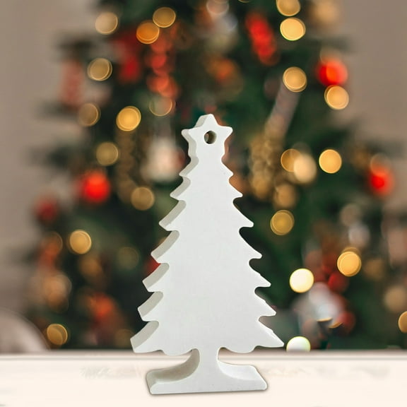 Christmas Tree Ornament Molds, Large and Small Xmas Tree Grinders, Plaster Drip Craft Molds, Aroma Diffuser Car Molds, Holiday DIY Decoration, Festive Christmas Crafts Christmas Decorations
